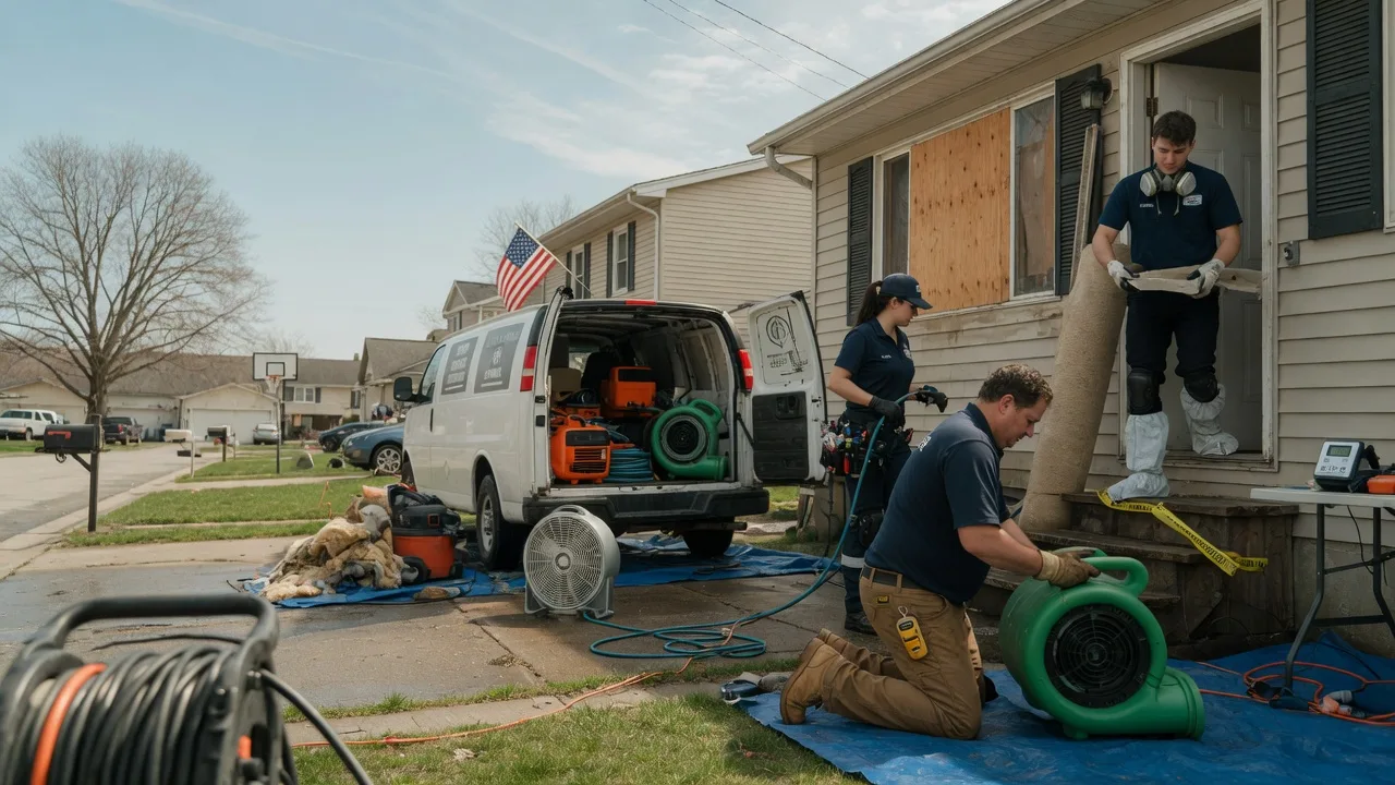 Water Damage Restoration in Waynesfield, OH near me